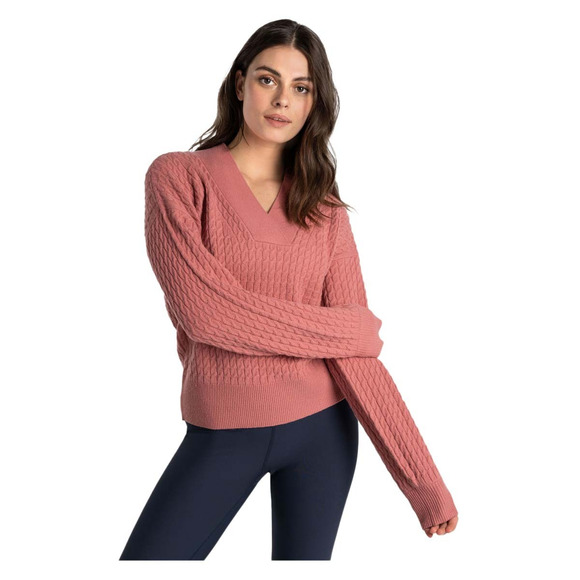 Camille V-Neck - Chandail en tricot pour femme