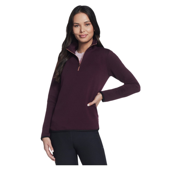 Softknit Ottoman - Women's Quarter-Zip Sweater