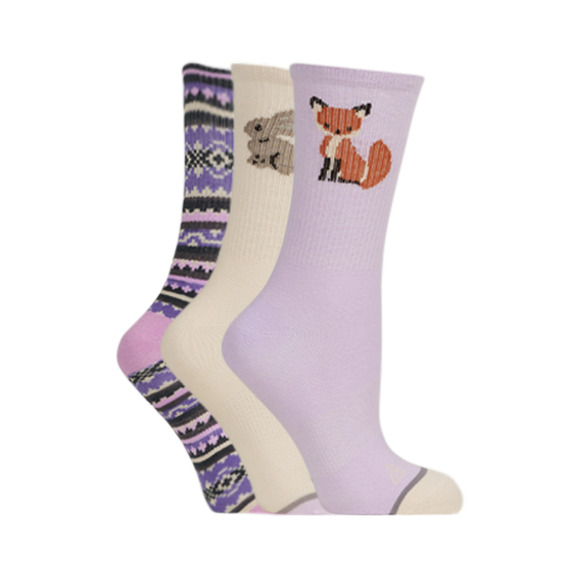 Crew Animals (Pack of 3 pairs) - Women's Socks