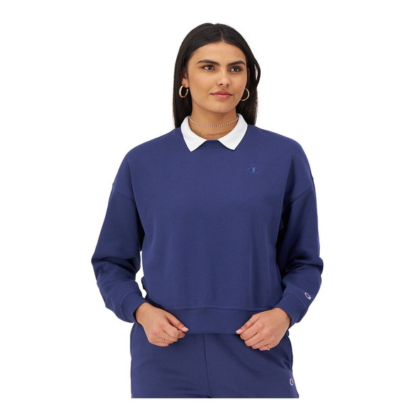 Powerblend Crew - Women's Collared Fleece Sweatshirt