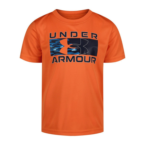UNDER ARMOUR Sediment Camo Logo Jr - Boys' Athletic T-Shirt | Sports ...