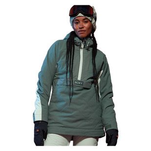 Radiant Lines Overhead - Manteau de sports d'hiver de style anorak pour femme