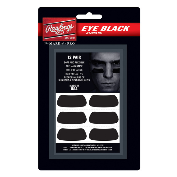EB12 - Autocollants noirs pour yeux