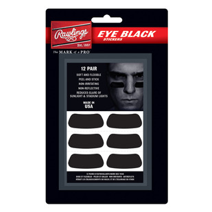 EB12 - Autocollants noirs pour yeux