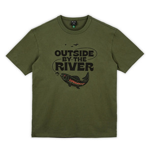 Outside By The River - Men's T-Shirt