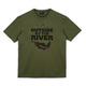 Outside By The River - T-shirt pour homme - 0