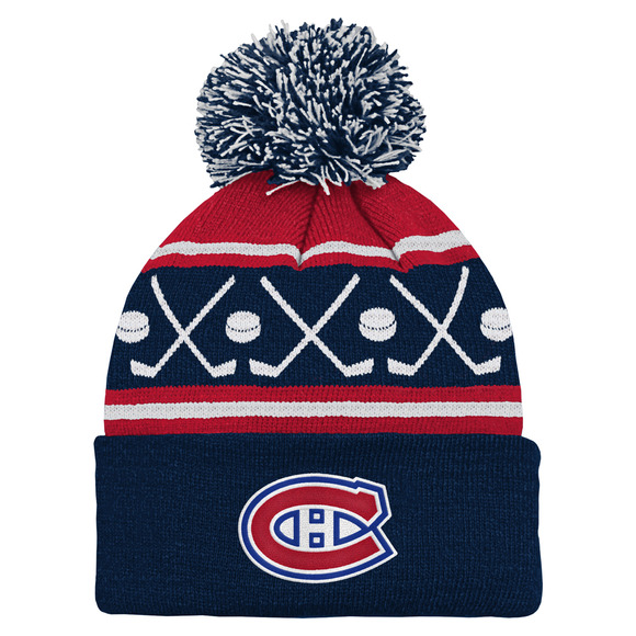 Face Off - Junior Cuffed Tuque with Pompom