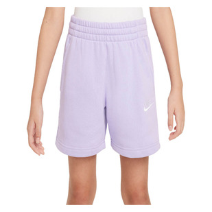 Sportswear Club LBR Jr - Girls' Fleece Shorts