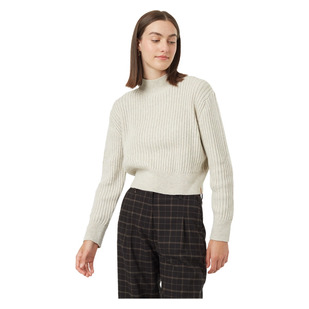 Highline Rib Cropped Mock Neck - Women's Knit Sweater