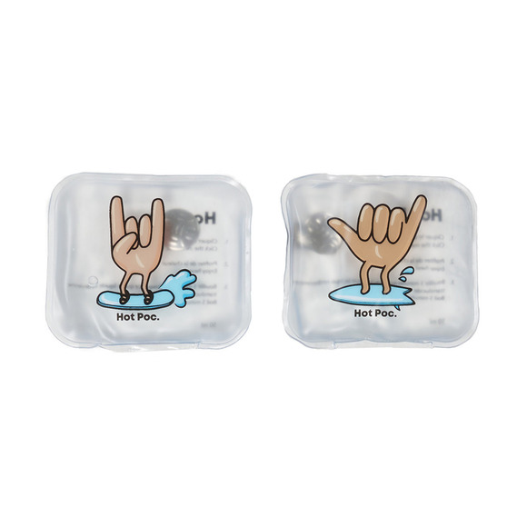 Hot Poc Regular Surf Snow (Pack of 2) - Reusable Hand Warmers