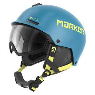 Vijo Jr - Casque de sports d'hiver avec visière intégrée pour junior