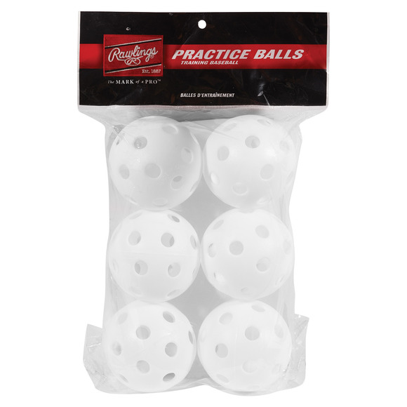 PLBB-W6 - Balles de pratique de baseball