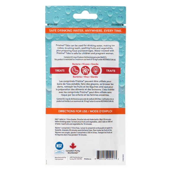 Tabs 1 L - Water Purification Tablets