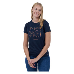 Cayley Gear Layout - T-shirt pour femme