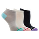 No Show Neutral (Pack of 3 pairs) - Women's Ankle Socks - 0