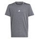 Training AeroReady Heather Jr - Boys' Athletic T-Shirt - 0