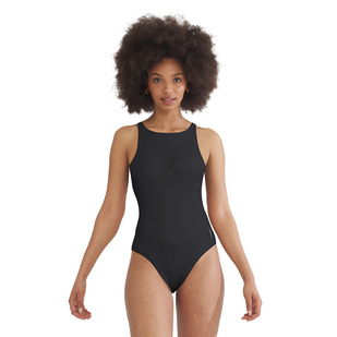 Swim In Style High Neck - Women's Aquafitness One-Piece Swimsuit