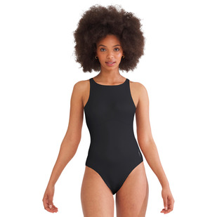 Swim In Style High Neck - Women's Aquafitness One-Piece Swimsuit