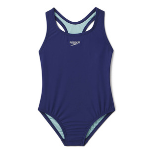 Solid Racerback Jr - Girl's One-Piece Swimsuit