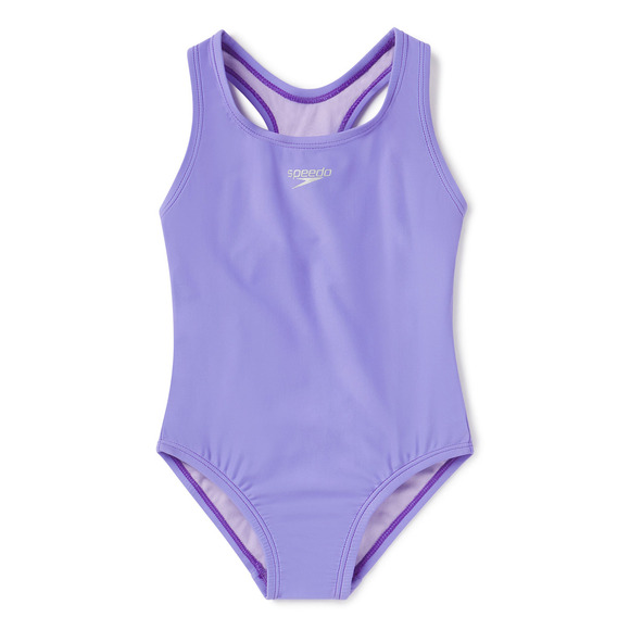 Solid Racerback Jr - Girl's One-Piece Swimsuit