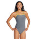 Heather Closed Back - Women's One-Piece Aquafitness Swimsuit - 0