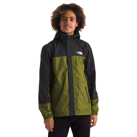 Antora - Boys' Hooded Rain Jacket