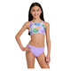 Luau Paradise Bikini High Neck Jr - Girls' Two-Piece Swimsuit - 0