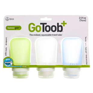 GoToob+ 3-Pack (Moyen) - Bouteilles en silicone