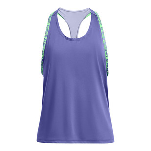 Knock Out 2 in 1 Jr - Girls' Athletic Tank Top