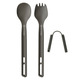 Frontier Ultralight Cutlery Set - Cuillère et fourchette à longs manches - 0