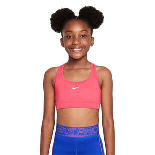 Swoosh - Girls' Sports Bra