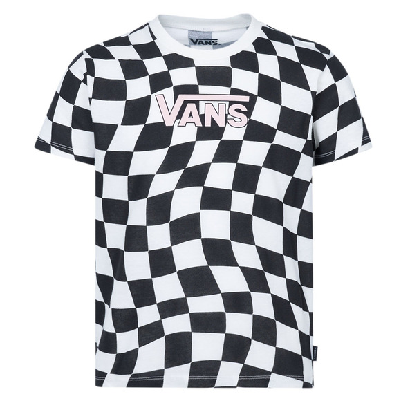 Warped 66 Check Crew Jr - T-shirt pour fille