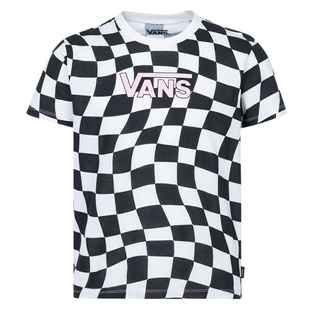 Warped 66 Check Crew Jr - T-shirt pour fille