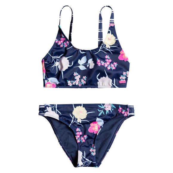 ROXY Flowers Addict Jr - Girls' Two-Piece Swimsuit | Sports Experts
