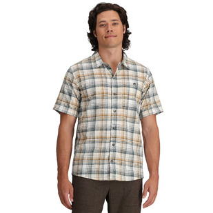 Redwood Plaid - Men's Short-Sleeved Shirt