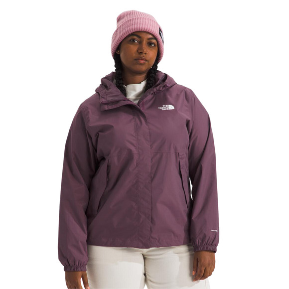 Antora (Taille Plus) - Manteau imperméable à capuchon pour femme