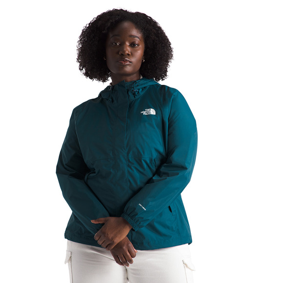 Antora (Taille Plus) - Manteau imperméable à capuchon pour femme