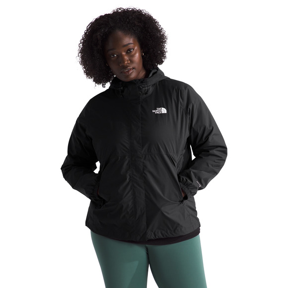 Antora (Taille Plus) - Manteau imperméable à capuchon pour femme