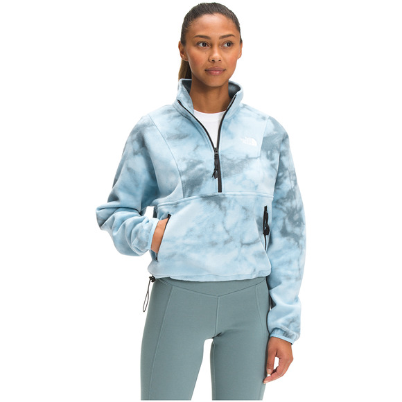 womens half zip north face fleece