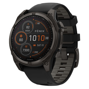 Fenix 8 Sapphire Solar Edition 47 mm - Montre intelligente avec GPS