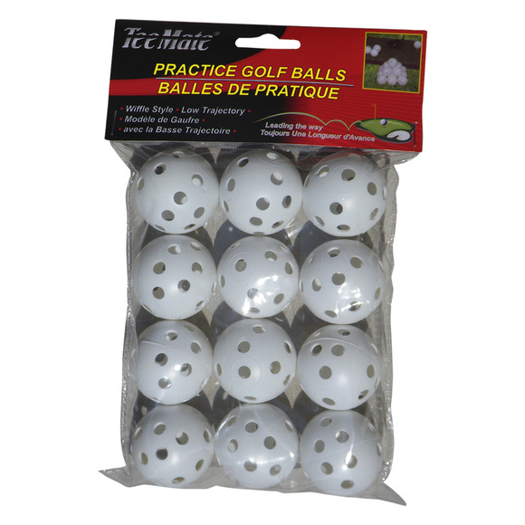 Wiffle (Paquet de 12) - Balles de golf de pratique