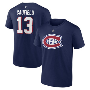 Authentic Stacked (Name and Number) - Adult NHL T-shirt