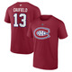 Authentic Stacked (Name and Number) - Adult NHL T-shirt - 0