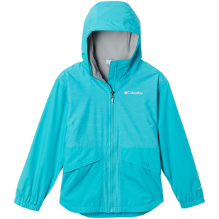 Rainy Trails - Girls' Fleece-Lined Hooded Jacket