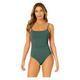 Live In Color Shirred Lingerie - Women's One-Piece Swimsuit - 0
