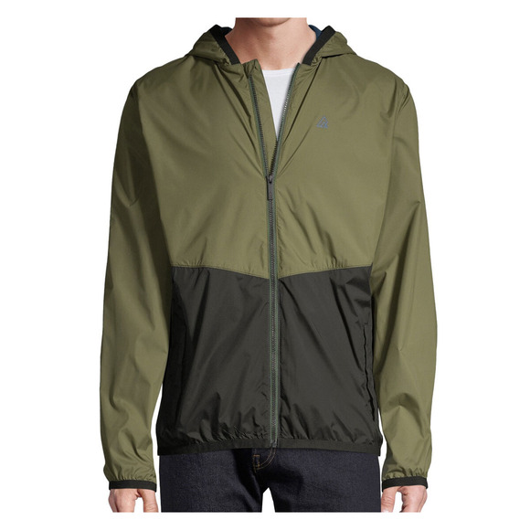 ripzone men's packable wind jacket