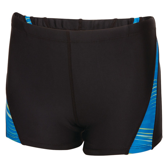 Square Leg - Boys' Fitted Training Swimsuit