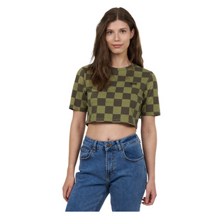 Checker Crew Crop II - T-shirt pour femme