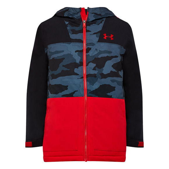 under armour jackets red kids