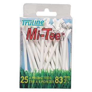 Mi-Tee (Paquet de 25) - Tés de golf en plastique